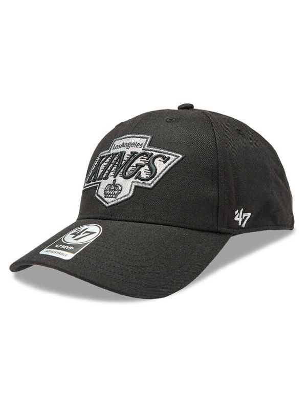 47 Brand 47 Brand Шапка с козирка NHL LA Kings Vintage Ballpark Snap '47 MVP HVIN-BLPMS08WBP-BK88 Черен