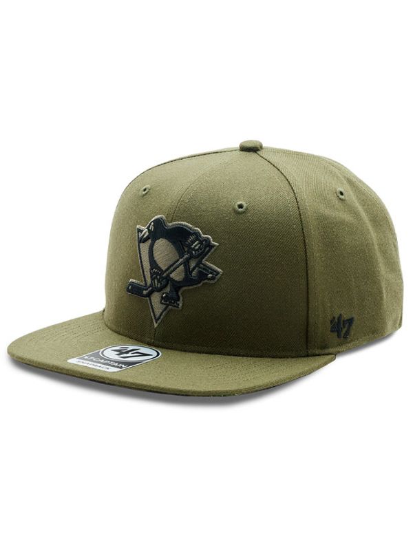 47 Brand 47 Brand Шапка с козирка NHL Pittsburgh Penguins Ballpark Camo '47 CAPTAIN H-BCAMO15WBP-SW Зелен