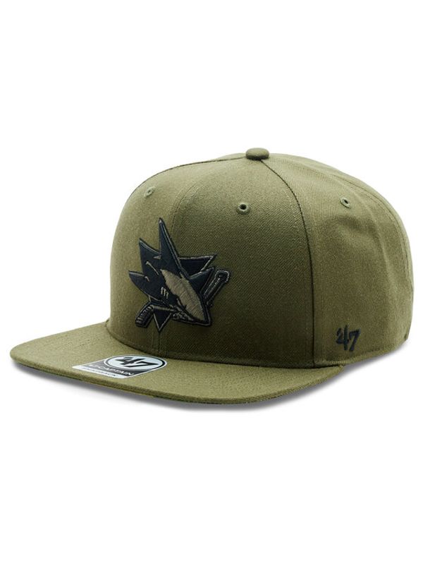 47 Brand 47 Brand Шапка с козирка NHL San Jose Sharks Ballpark Camo '47 CAPTAIN H-BCAMO22WBP-SW Зелен