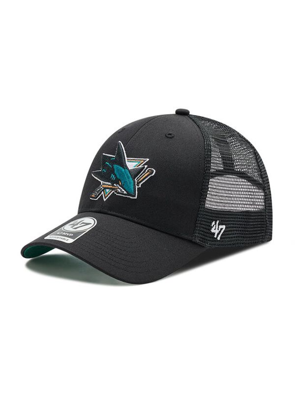 47 Brand 47 Brand Шапка с козирка Nhl San Jose Sharks Branson '47 Mvp H-BRANS22CTP-BK Черен