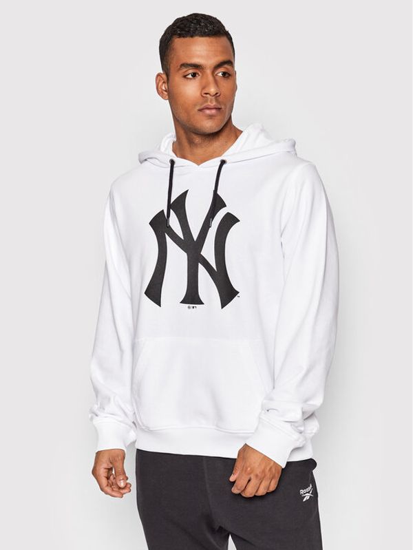 47 Brand 47 Brand Суитшърт Imprint Helix BB017PEMIMH544135WW Бял Regular Fit