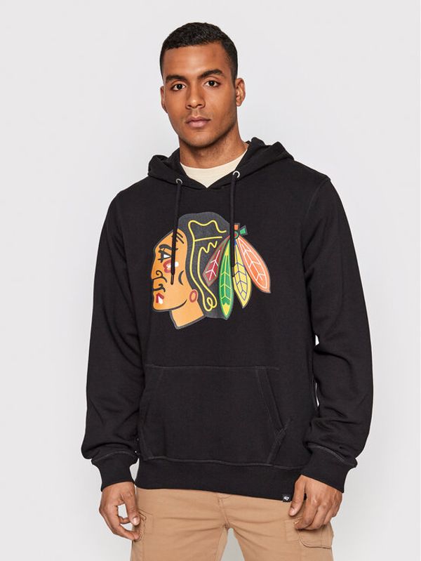 47 Brand 47 Brand Суитшърт Imprint Helix HH004PEMIMH544141JK Черен Regular Fit