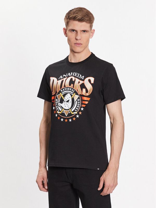 47 Brand 47 Brand Тишърт Anaheim Ducks '47 Echo Tee Черен Regular Fit