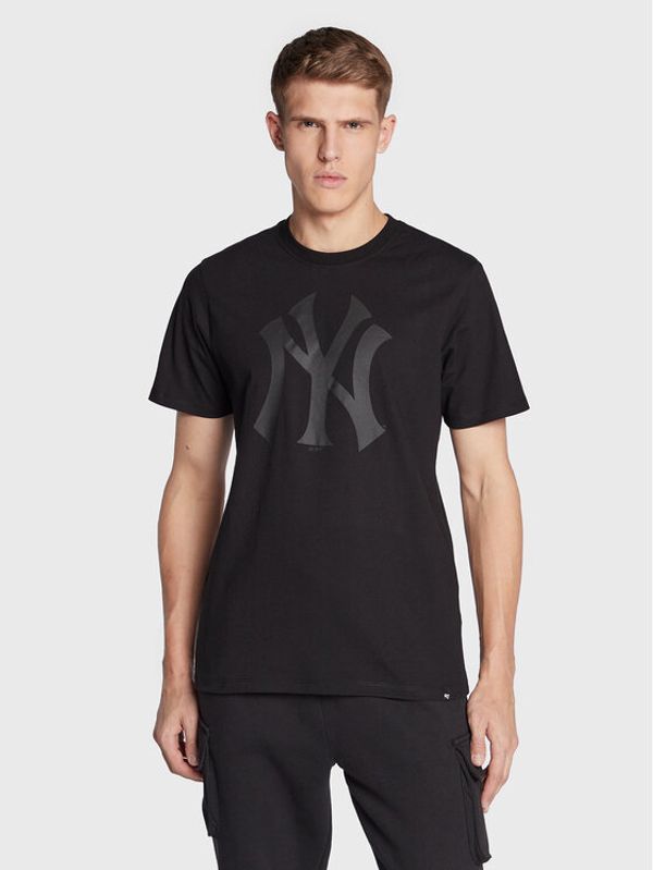 47 Brand 47 Brand Тишърт Imprint Echo BB017TEMIME544089 Черен Regular Fit