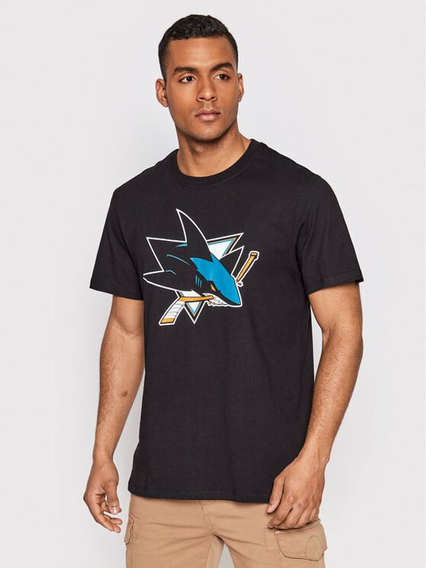 47 Brand 47 Brand Тишърт Imprint Echo HH022TEMIME544258JK Черен Regular Fit