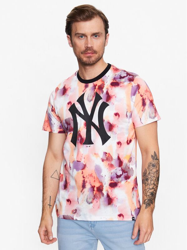 47 Brand 47 Brand Тишърт New York Yankees Day Glow Repeat 47 Echo Tee Цветен Regular Fit