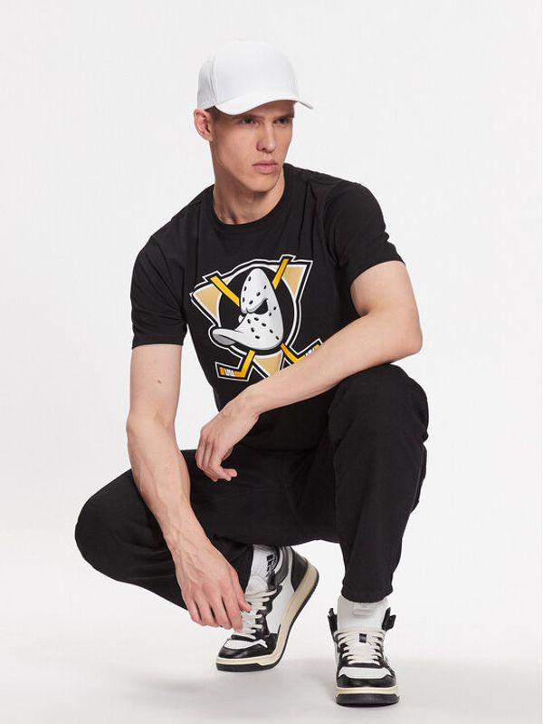 47 Brand 47 Brand Тишърт NHL Anaheim Ducks Imprint '47 Echo Tee HH025TEMIME544157JK Черен Regular Fit