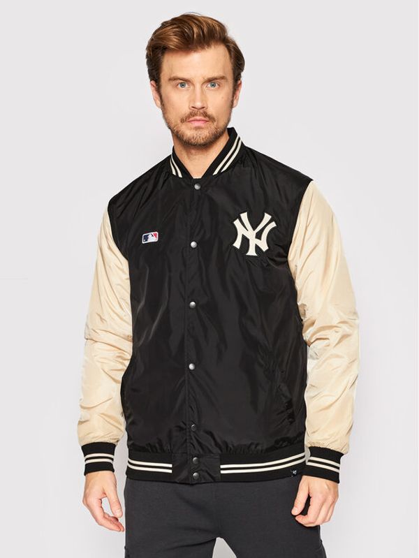 47 Brand 47 Brand Яке бомбър New York Yankees BB017PEMDTJ554373JK Черен Regular Fit