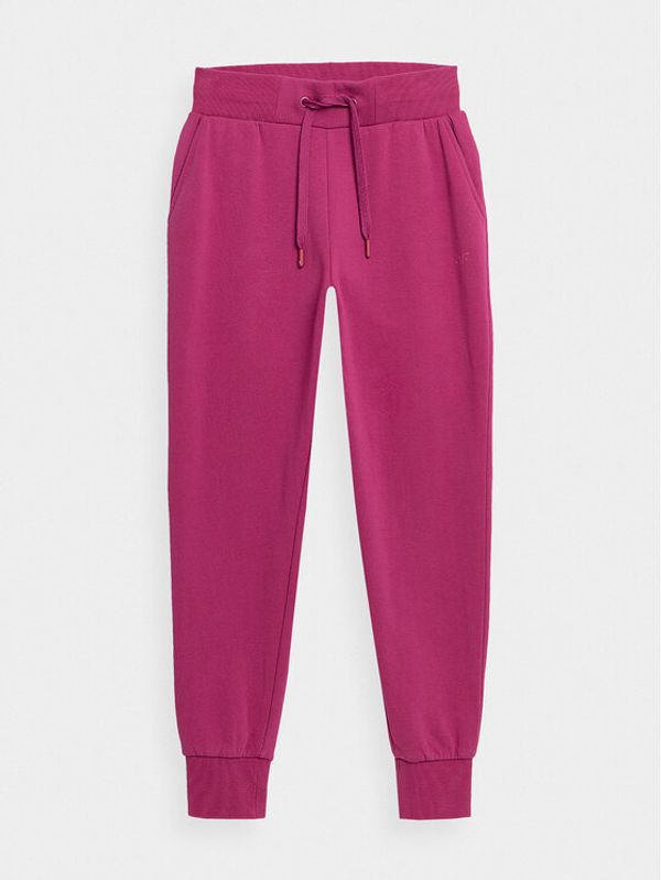 4F 4F Долнище анцуг 4FSS23TTROF229 Розов Regular Fit