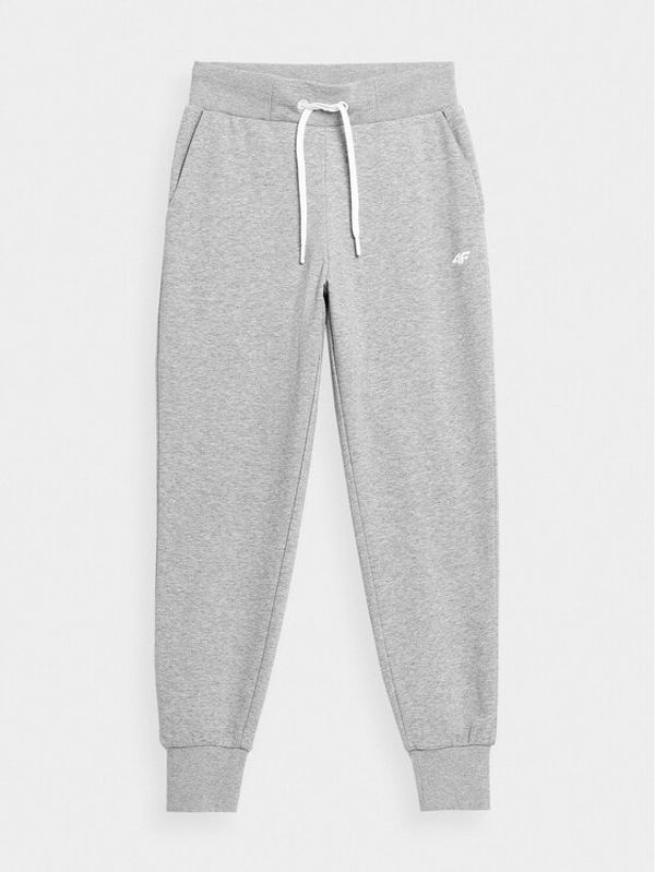 4F 4F Долнище анцуг 4FSS23TTROF229 Сив Regular Fit