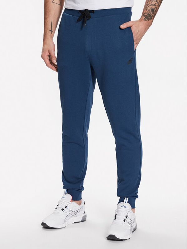 4F 4F Долнище анцуг 4FSS23TTROM223 Син Regular Fit