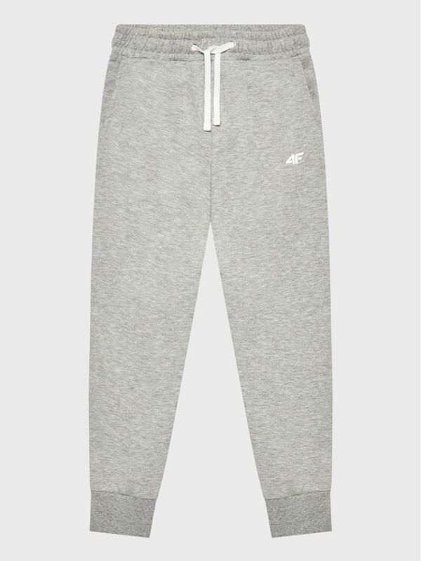 4F 4F Долнище анцуг HJZ22-JSPDD001 Сив Regular Fit