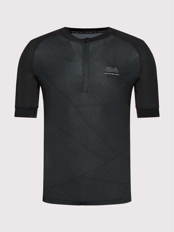 4F 4F Колоездачна тениска H4L22-RKM003 Черен Slim Fit