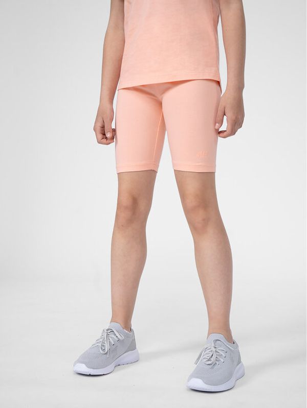 4F 4F Колоездачни шорти 4FJSS23TTIGF037 Розов Slim Fit