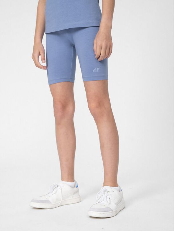 4F 4F Колоездачни шорти 4FJSS23TTIGF037 Син Slim Fit
