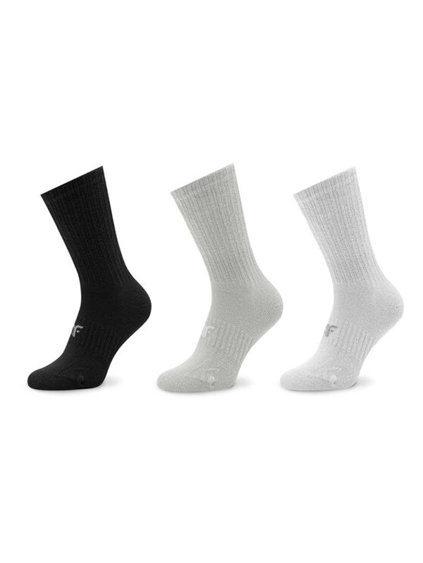 4F 4F Комплект 3 чифта дълги чорапи детски 4FJAW22USOCF060 Цветен