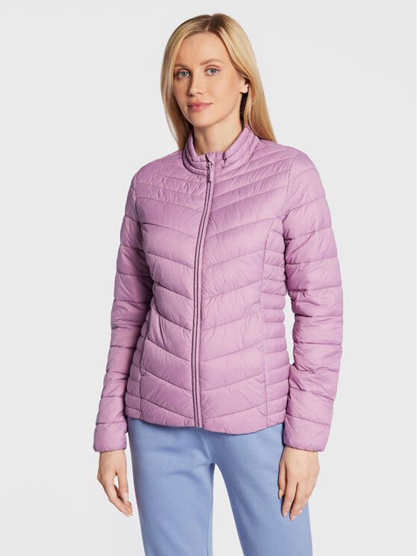 4F 4F Пухено яке H4Z22-KUDP002 Виолетов Regular Fit