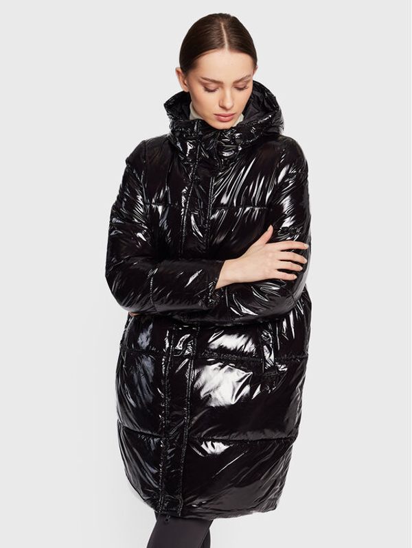 4F 4F Пухено яке H4Z22-KUDP011 Черен Regular Fit