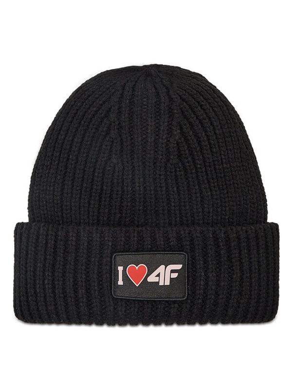 4F 4F Шапка HJZ22-JCAD004 Черен