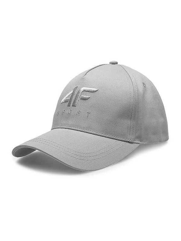 4F 4F Шапка с козирка 4FSS23ACABM132 Сив