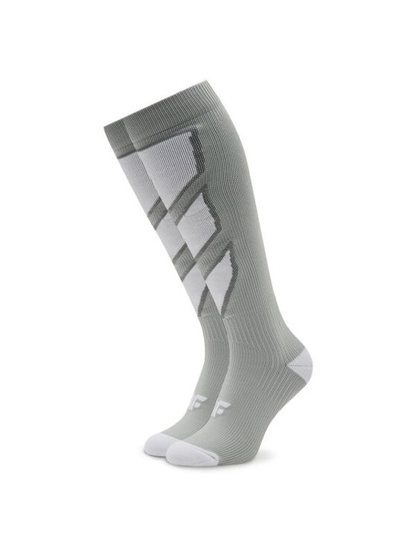 4F 4F Скиорски чорапи 4FAW22-UFSOF034 Сив