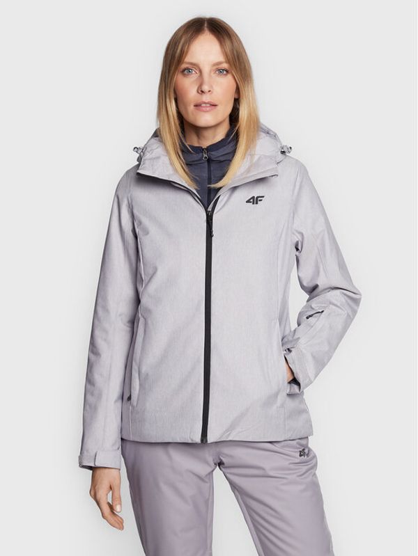 4F 4F Скиорско яке H4Z22-KUDN001 Сив Regular Fit