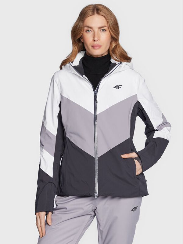 4F 4F Скиорско яке H4Z22-KUDN008 Сив Regular Fit