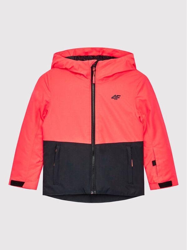 4F 4F Скиорско яке HJZ22-JKUDN001 Розов Regular Fit