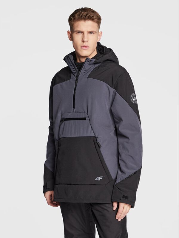 4F 4F Сноуборд яке H4Z22-SFM002F Черен Relaxed Fit