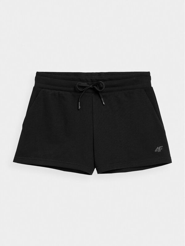 4F 4F Спортни шорти 4FSS23TSHOF175 Черен Regular Fit