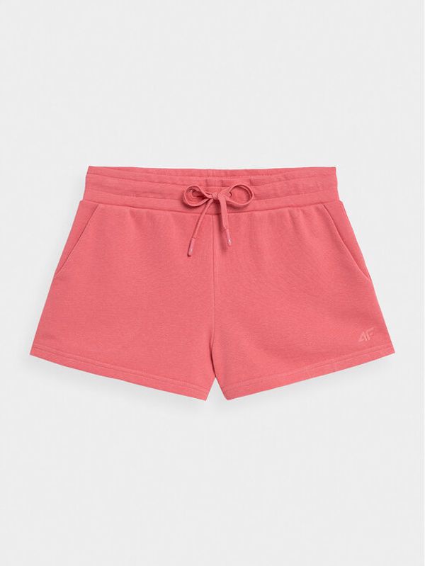 4F 4F Спортни шорти 4FSS23TSHOF175 Коралов Regular Fit