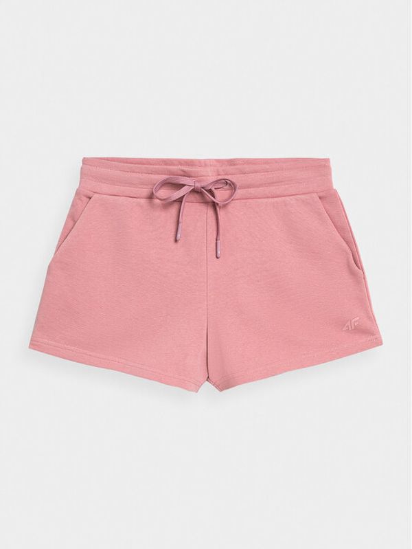 4F 4F Спортни шорти 4FSS23TSHOF175 Розов Regular Fit