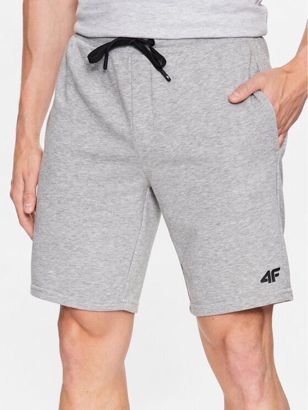 4F 4F Спортни шорти 4FSS23TSHOM156 Черен Regular Fit