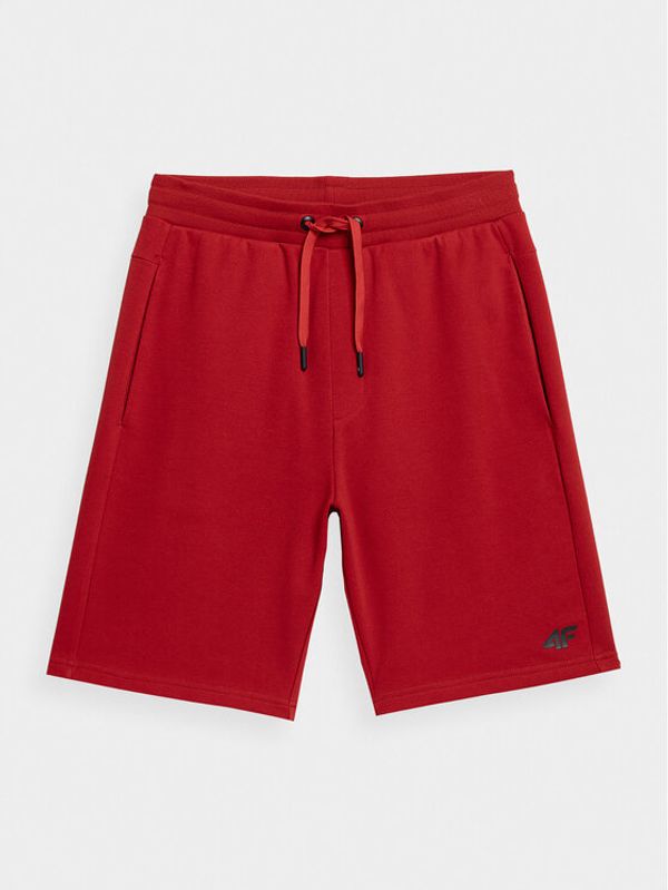 4F 4F Спортни шорти 4FSS23TSHOM156 Червен Regular Fit