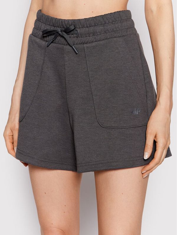 4F 4F Спортни шорти H4L22-SKDD010 Сив Relaxed Fit