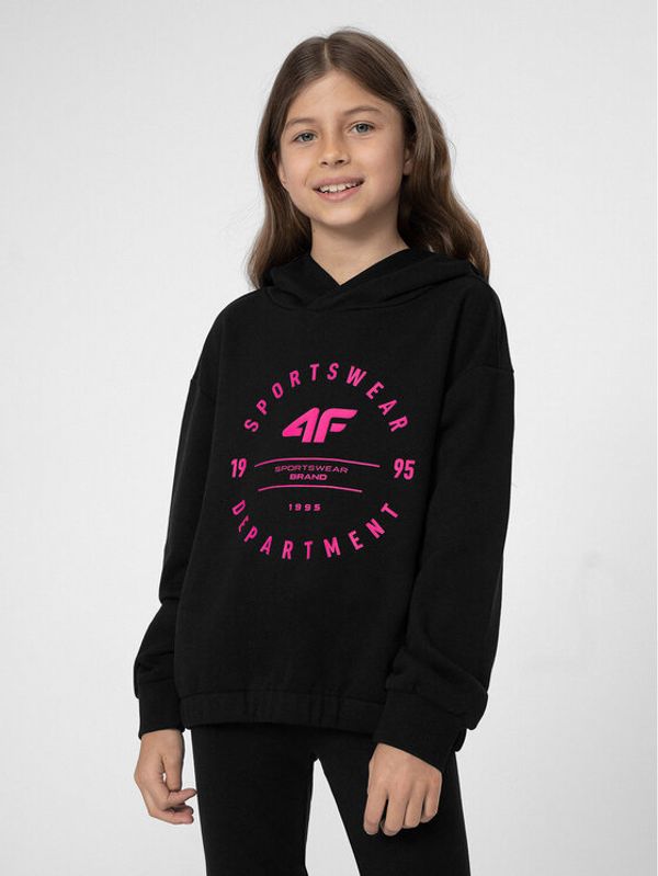 4F 4F Суитшърт 4FJSS23TSWSF218 Черен Regular Fit