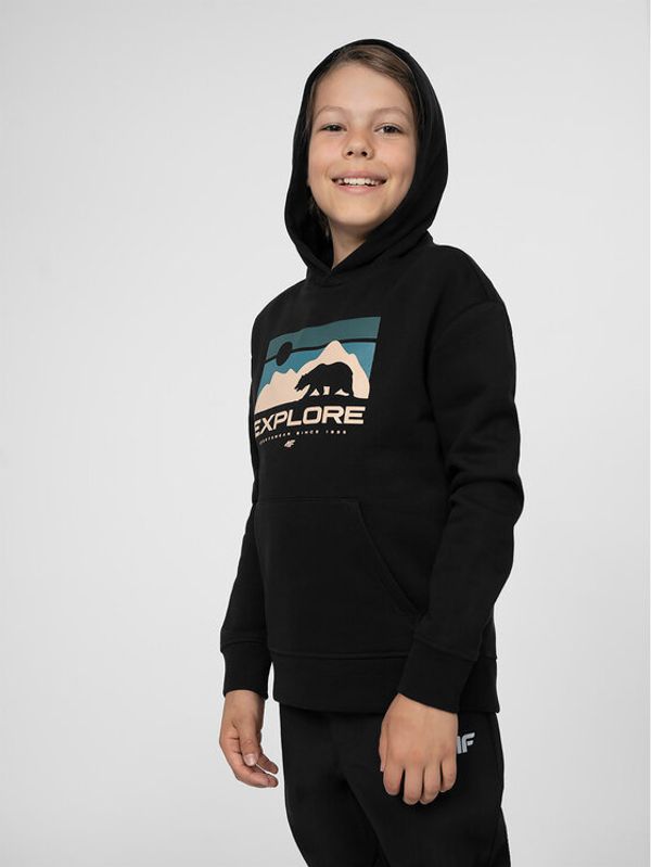 4F 4F Суитшърт 4FJSS23TSWSM241 Черен Regular Fit