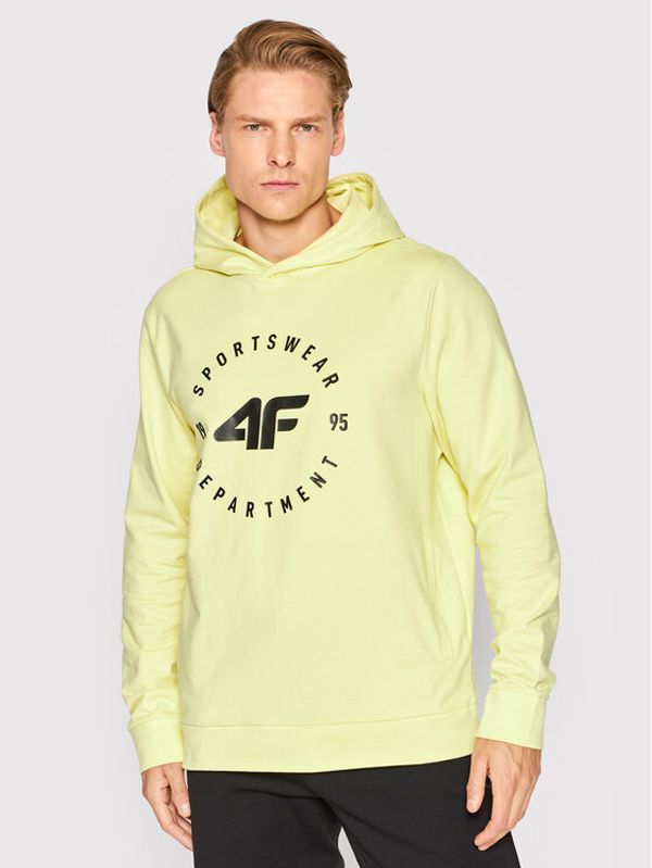 4F 4F Суитшърт H4L22-BLM018 Жълт Regular Fit