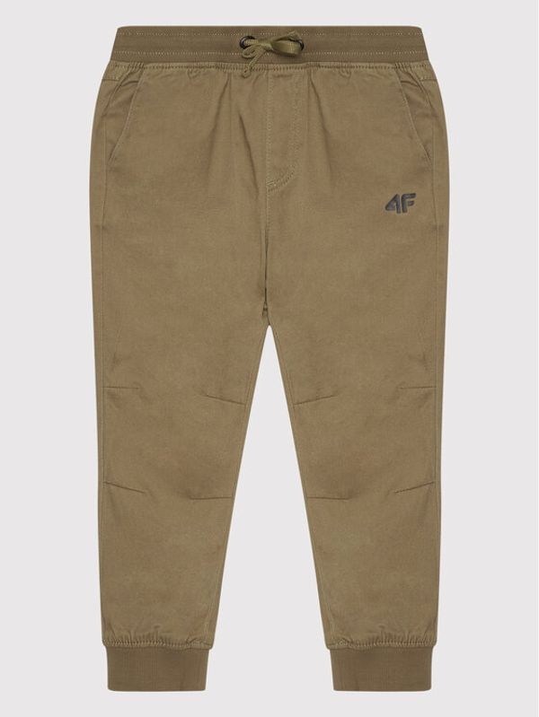 4F 4F Текстилни панталони HJL22-JSPMC001 Кафяв Regular Fit