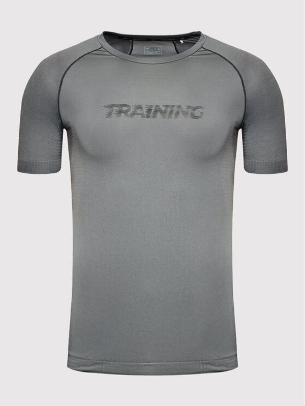 4F 4F Тениска от техническо трико H4L22-TSMF015 Сив Slim Fit