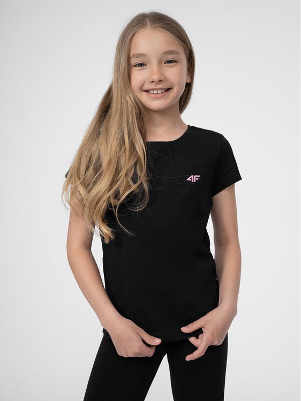 4F 4F Тишърт 4FJSS23TTSHF279 Черен Regular Fit