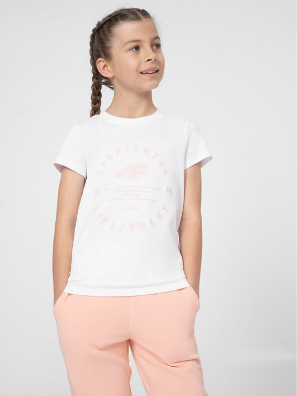 4F 4F Тишърт 4FJSS23TTSHF280 Бял Regular Fit