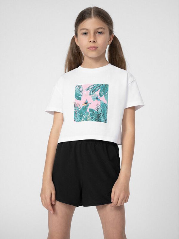 4F 4F Тишърт 4FJSS23TTSHF392 Бял Regular Fit