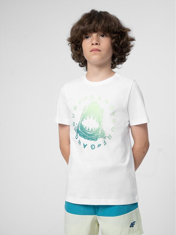 4F 4F Тишърт 4FJSS23TTSHM283 Бял Regular Fit