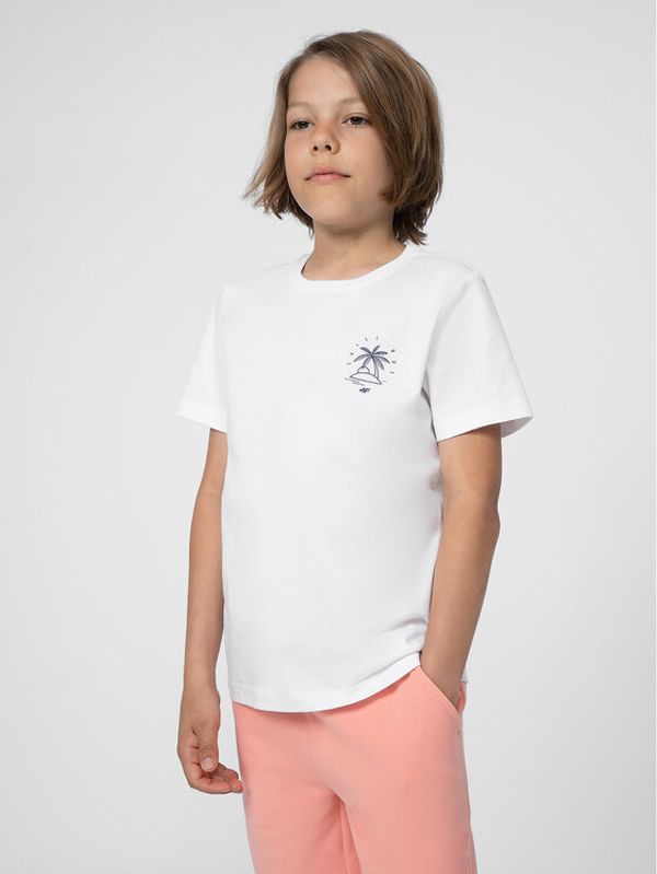 4F 4F Тишърт 4FJSS23TTSHM286 Бял Regular Fit