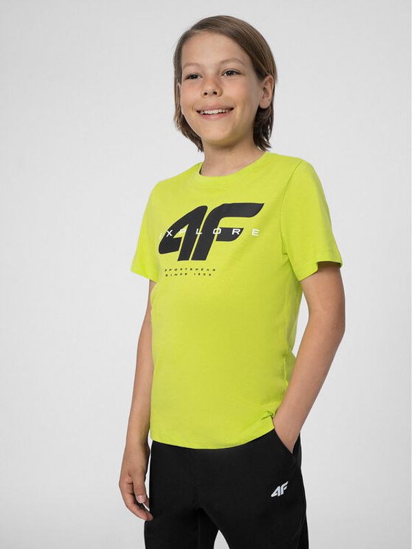 4F 4F Тишърт 4FJSS23TTSHM290 Зелен Regular Fit