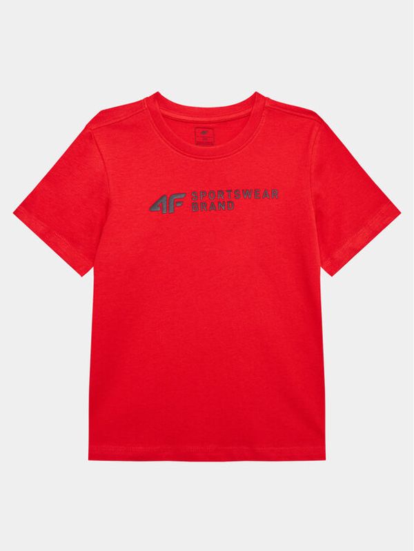 4F 4F Тишърт 4FJSS23TTSHM292 Червен Regular Fit