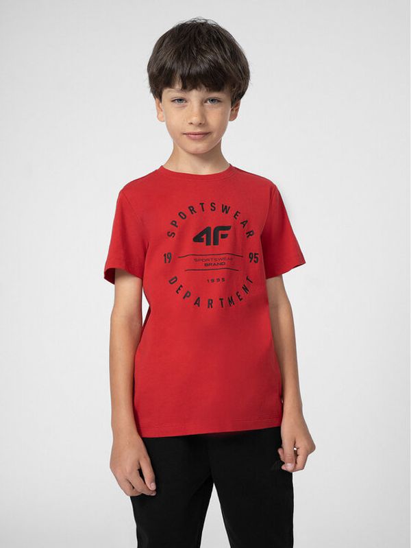4F 4F Тишърт 4FJSS23TTSHM294 Червен Regular Fit