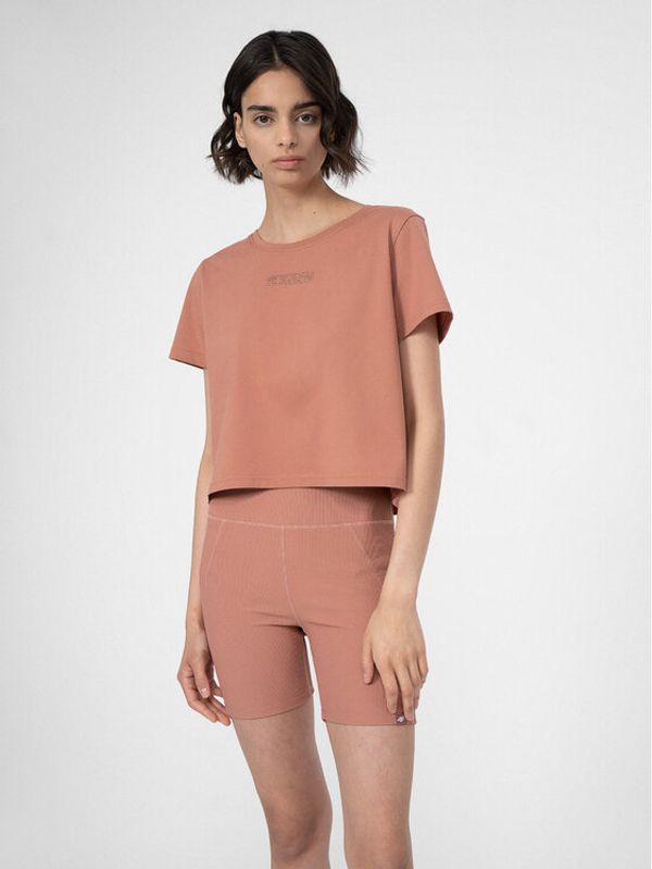 4F 4F Тишърт 4FSS23TTSHF333 Розов Regular Fit