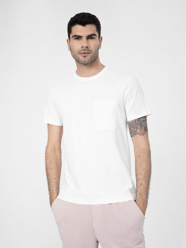 4F 4F Тишърт 4FSS23TTSHM297 Бял Regular Fit